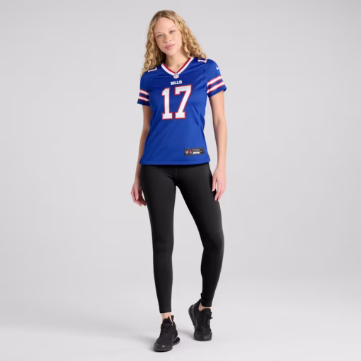 Josh Allen Buffalo Bills Nike Women’s Game Jersey – Royal - Image 4