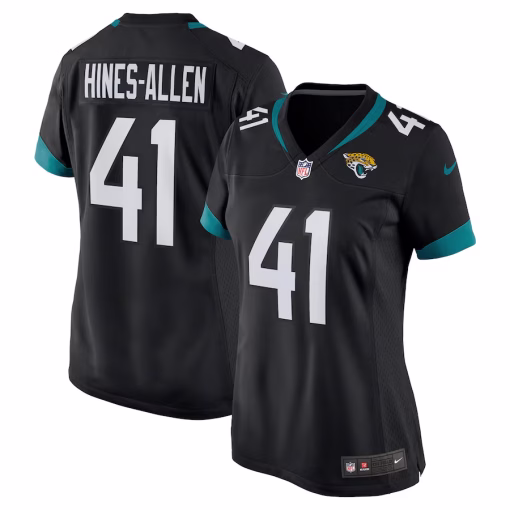 Josh Hines-Allen Jacksonville Jaguars Nike Women’s Alternate Player Game Jersey – Black