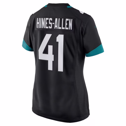 Josh Hines-Allen Jacksonville Jaguars Nike Women’s Alternate Player Game Jersey – Black - Image 3