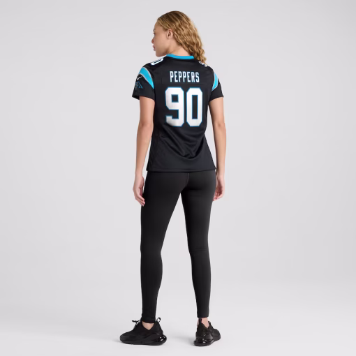 Julius Peppers Carolina Panthers Nike Women’s Retired Player Game Jersey – Black - Image 5