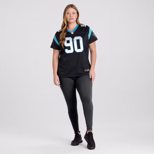 Julius Peppers Carolina Panthers Nike Women’s Retired Player Game Jersey – Black - Image 6