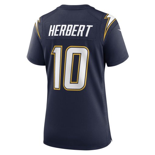 Justin Herbert Los Angeles Chargers Nike Women’s Alternate Super Chargers Game Jersey – Navy - Image 3