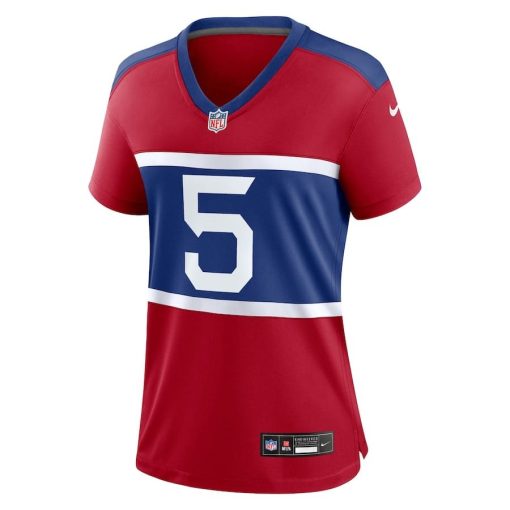 Kayvon Thibodeaux New York Giants Nike Women’s Alternate Player Game Jersey – Century Red - Image 3