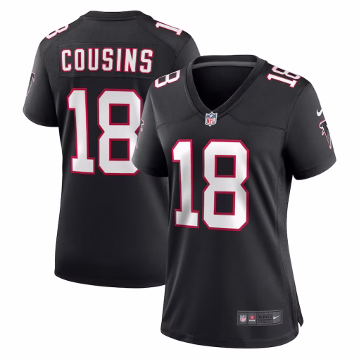 Kirk Cousins Atlanta Falcons Nike Women’s Alternate Game Jersey – Black