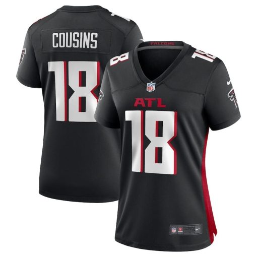 Kirk Cousins Atlanta Falcons Nike Women’s Game Player Jersey – Black