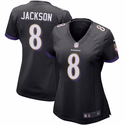 Lamar Jackson Baltimore Ravens Nike Women’s Game Jersey – Black