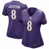 Lamar Jackson Baltimore Ravens Nike Women’s Game Jersey – Purple