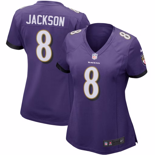Lamar Jackson Baltimore Ravens Nike Women’s Game Player Jersey – Purple