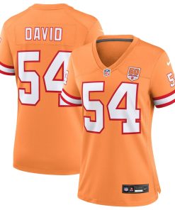 Lavonte David  Tampa Bay Buccaneers Nike Women’s 50th Season Game Jersey – Creamsicle