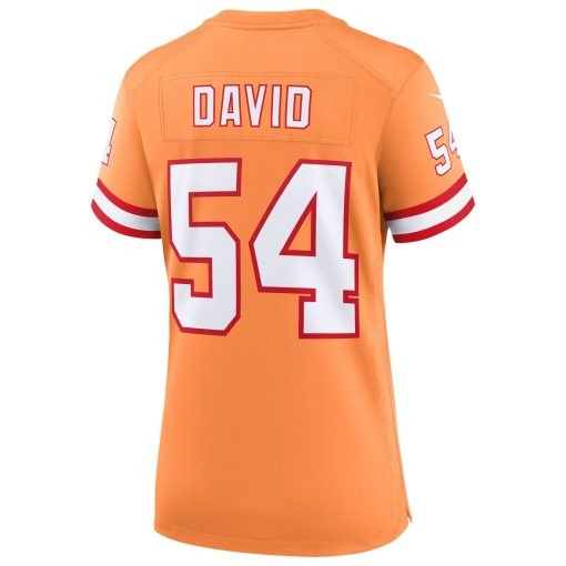 Lavonte David  Tampa Bay Buccaneers Nike Women’s 50th Season Game Jersey – Creamsicle - Image 3