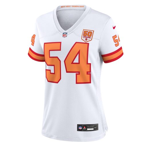 Lavonte David ’76 Tampa Bay Buccaneers Nike Women’s 50th Season Game Jersey – White - Image 2
