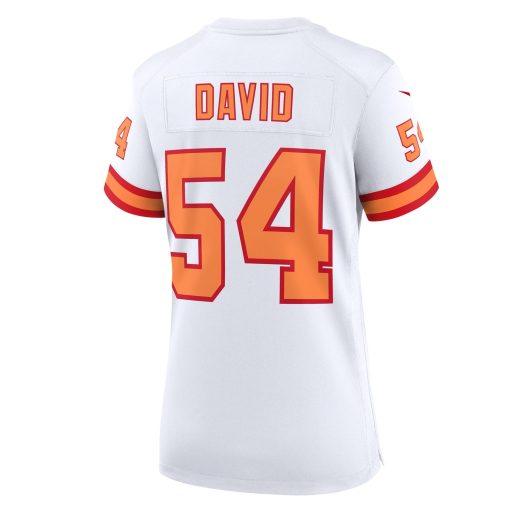 Lavonte David ’76 Tampa Bay Buccaneers Nike Women’s 50th Season Game Jersey – White - Image 3