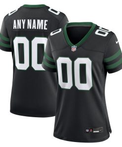 New York Jets Nike Women’s Alternate Custom Game Jersey – Legacy Black