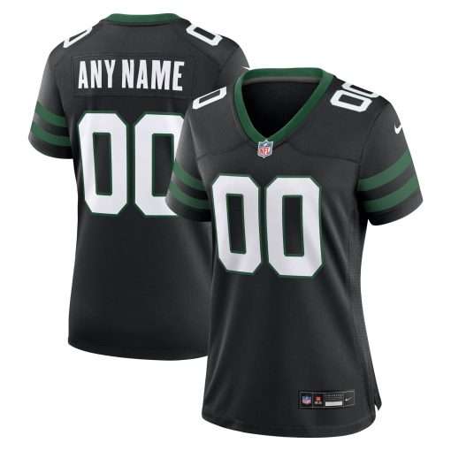 New York Jets Nike Women’s Alternate Custom Game Jersey – Legacy Black