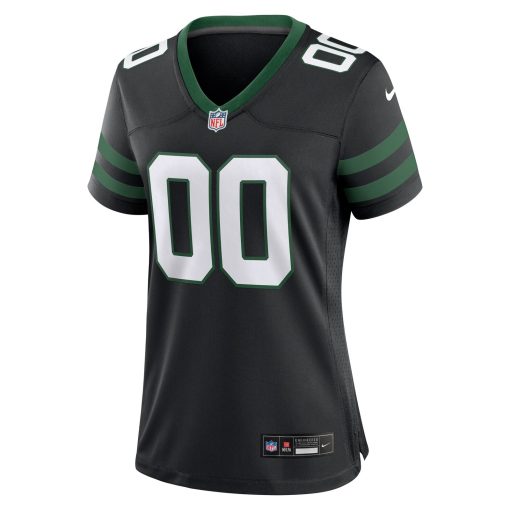 New York Jets Nike Women’s Alternate Custom Game Jersey – Legacy Black - Image 2