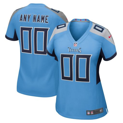 Tennessee Titans Nike Women’s Alternate Custom Game Jersey – Light Blue