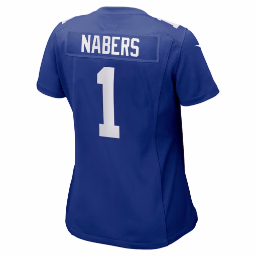Malik Nabers New York Giants Nike Women’s Game Jersey – Royal - Image 2
