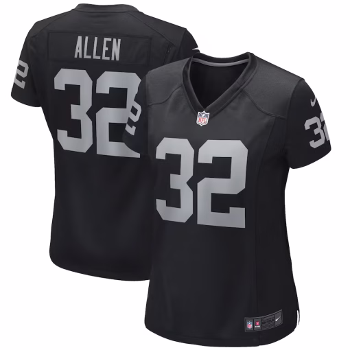 Marcus Allen Las Vegas Raiders Nike Women’s Game Retired Player Jersey – Black