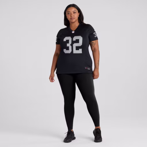 Marcus Allen Las Vegas Raiders Nike Women’s Game Retired Player Jersey – Black - Image 6