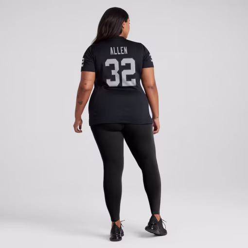 Marcus Allen Las Vegas Raiders Nike Women’s Game Retired Player Jersey – Black - Image 7