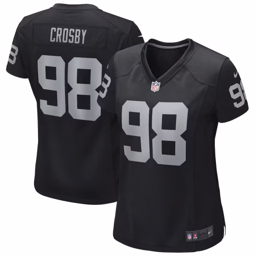 Maxx Crosby Las Vegas Raiders Nike Women’s Jersey – Black