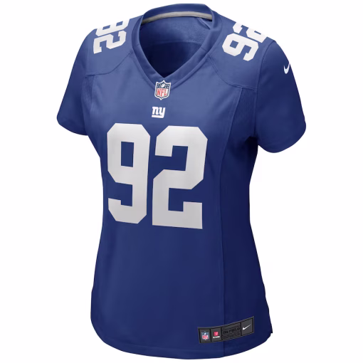 Dexter Lawrence II New York Giants Nike Women’s Classic Game Player Jersey – Royal - Image 3