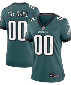 Philadelphia Eagles Nike Women’s Custom Game Jersey – Midnight Green