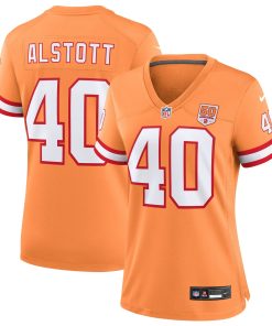 Mike Alstott  Tampa Bay Buccaneers Nike Women’s 50th Season Game Jersey – Creamsicle