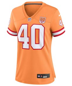 Alternative view of Mike Alstott  Tampa Bay Buccaneers Nike Women’s 50th Season Game Jersey – Creamsicle