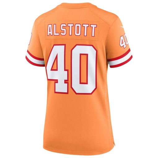 Mike Alstott  Tampa Bay Buccaneers Nike Women’s 50th Season Game Jersey – Creamsicle - Image 3