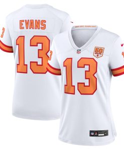 Mike Evans ’76 Tampa Bay Buccaneers Nike Women’s 50th Season Game Jersey – White