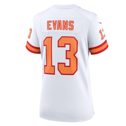 Mike Evans ’76 Tampa Bay Buccaneers Nike Women’s 50th Season Game Jersey – White - Image 3