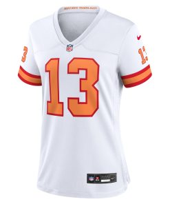 Alternative view of Mike Evans ’76 Tampa Bay Buccaneers Nike Women’s  Game Jersey – White