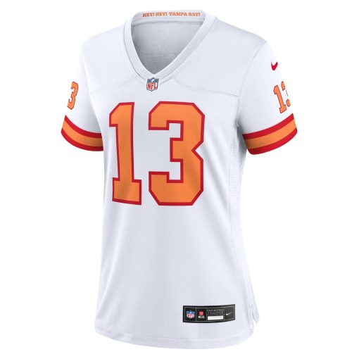 Mike Evans ’76 Tampa Bay Buccaneers Nike Women’s  Game Jersey – White - Image 2