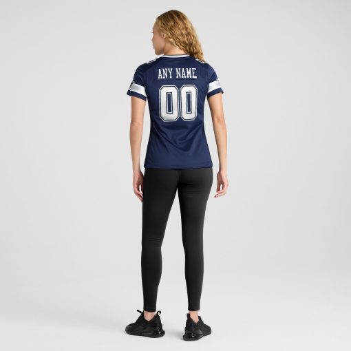 Dallas Cowboys Nike Women’s Custom Game Jersey – Navy - Image 5