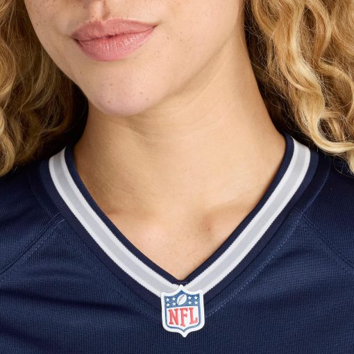 Dallas Cowboys Nike Women’s Custom Game Jersey – Navy - Image 8