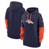 Denver Broncos Nike Women’s 2024 Sideline Essential Fleece Pullover Hoodie – Navy