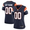 Denver Broncos Nike Women’s Alternate Mile High Collection Custom Game Jersey  – Navy
