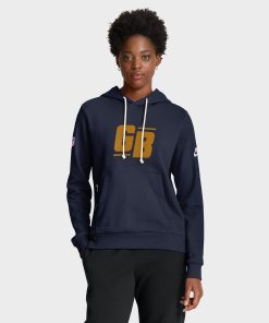 Green Bay Packers Nike Women’s The 1923 Classic Sideline Dri-FIT Pullover Hoodie – Navy