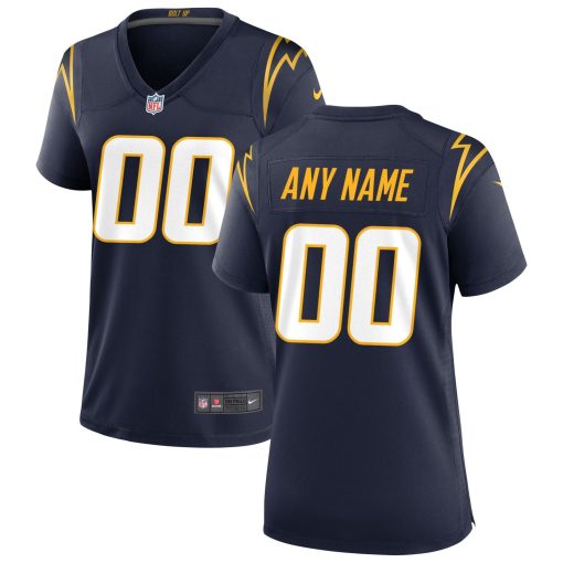 Los Angeles Chargers Nike Women’s Alternate Custom Game Jersey – Navy