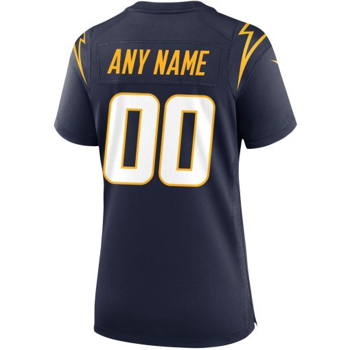 Los Angeles Chargers Nike Women’s Alternate Custom Game Jersey – Navy - Image 3