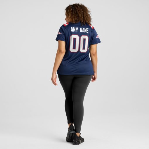 New England Patriots Nike Women’s Custom Game Jersey – Navy - Image 7