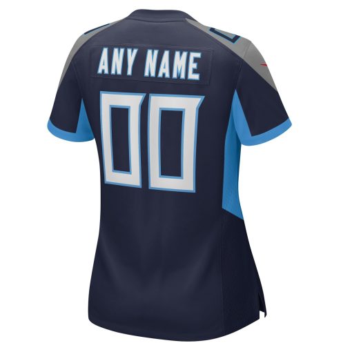 Tennessee Titans Nike Women’s Custom Game Jersey – Navy - Image 3
