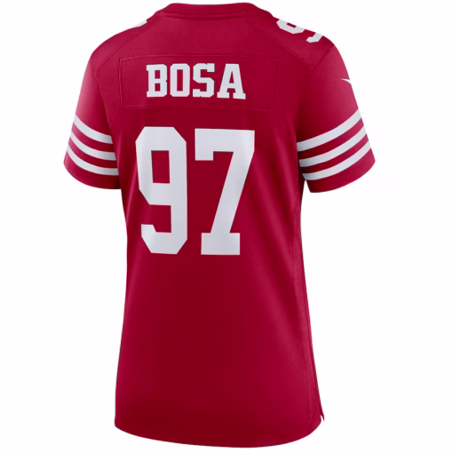 Nick Bosa San Francisco 49ers Nike Women’s Player Jersey – Scarlet - Image 3