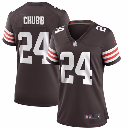 Nick Chubb Cleveland Browns Nike Women’s Game Jersey – Brown