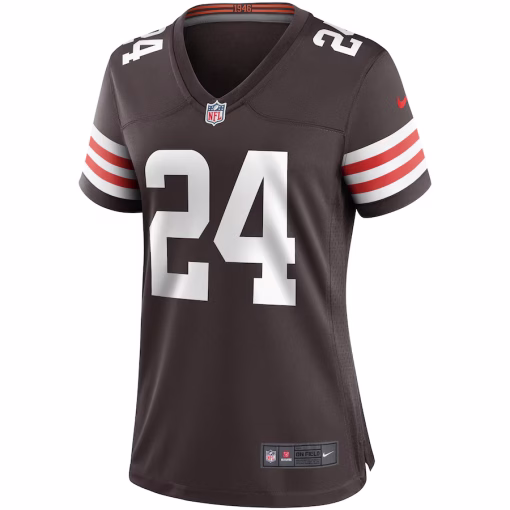 Nick Chubb Cleveland Browns Nike Women’s Game Jersey – Brown - Image 2