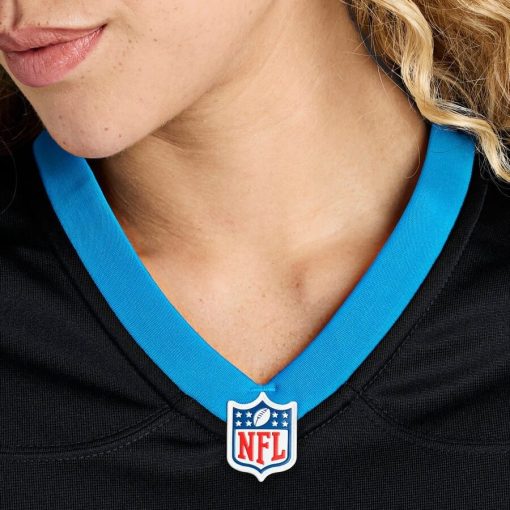 Number 1 Mom Carolina Panthers Nike Women’s Game Jersey – Black - Image 8