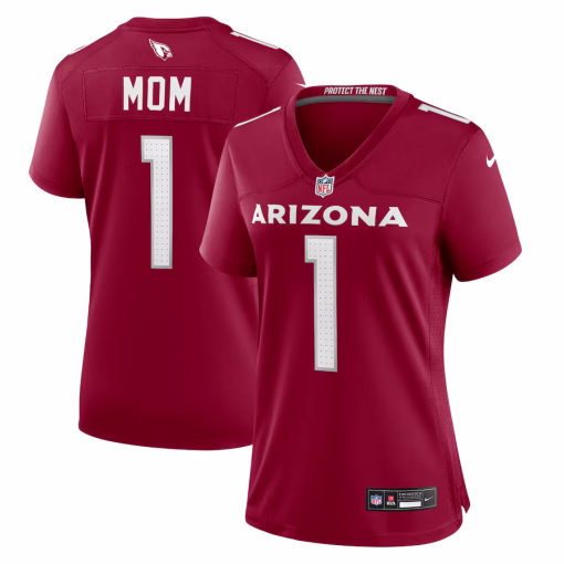 Number 1 Mom Arizona Cardinals Nike Women’s Game Jersey – Cardinal