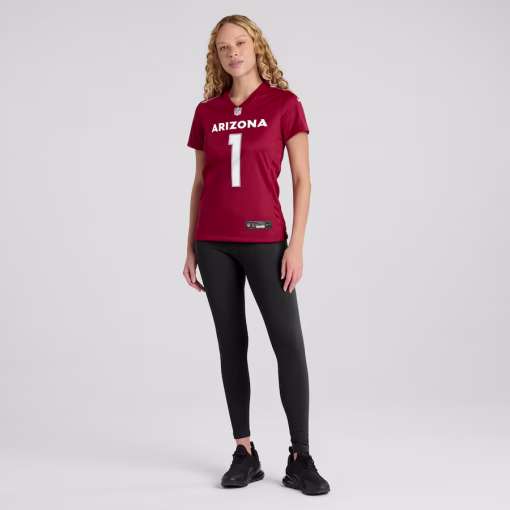 Number 1 Mom Arizona Cardinals Nike Women’s Game Jersey – Cardinal - Image 4
