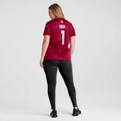 Number 1 Mom Arizona Cardinals Nike Women’s Game Jersey – Cardinal - Image 7